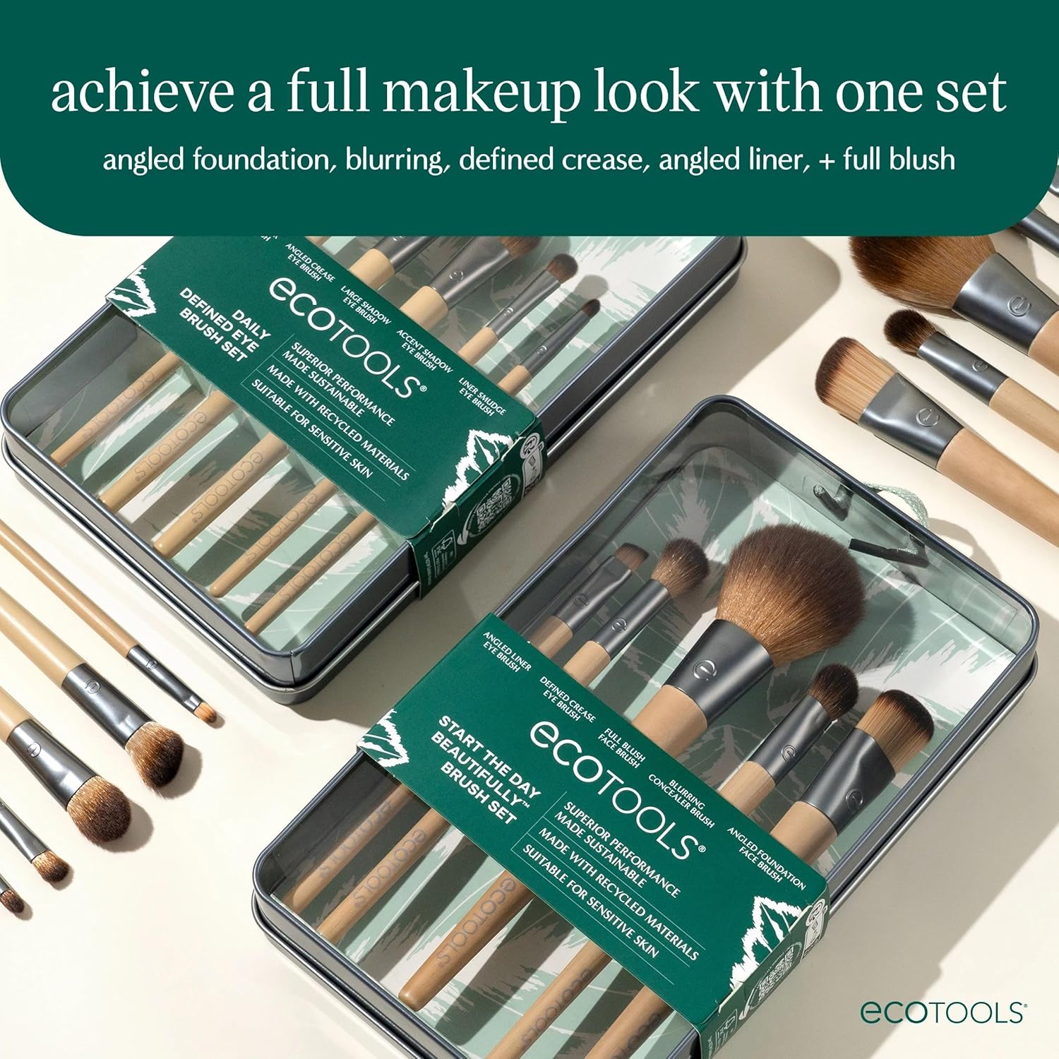 EcoTools 6-Piece Eco-Friendly Makeup Brush Set, Vegan & Cruelty-Free - Image 3