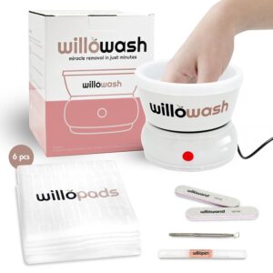 Electric Nail Soaking Bowl acetone proof | Acrylic Nail Remover Kit | Dip Powder Remover At Home | Acetone Soak Off Bowl | 50% faster acrylic soak off, White