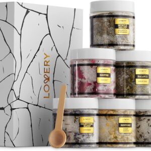 Epsom Bath Salts Gift Set with Essential Oils - Relaxing Self Care for Women