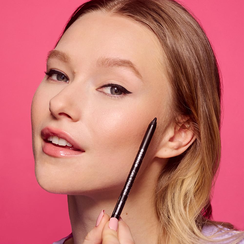essence | Stay & Play Gel Eyeliner | Super Soft Gel-like Texture | Waterproof & Longlasting | Vegan & Cruelty Free (01 Black Raven) - Image 6