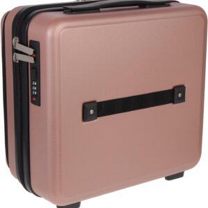Rose Hard Shell Cosmetic Case Organizer Bag for Travel, 31x28cm