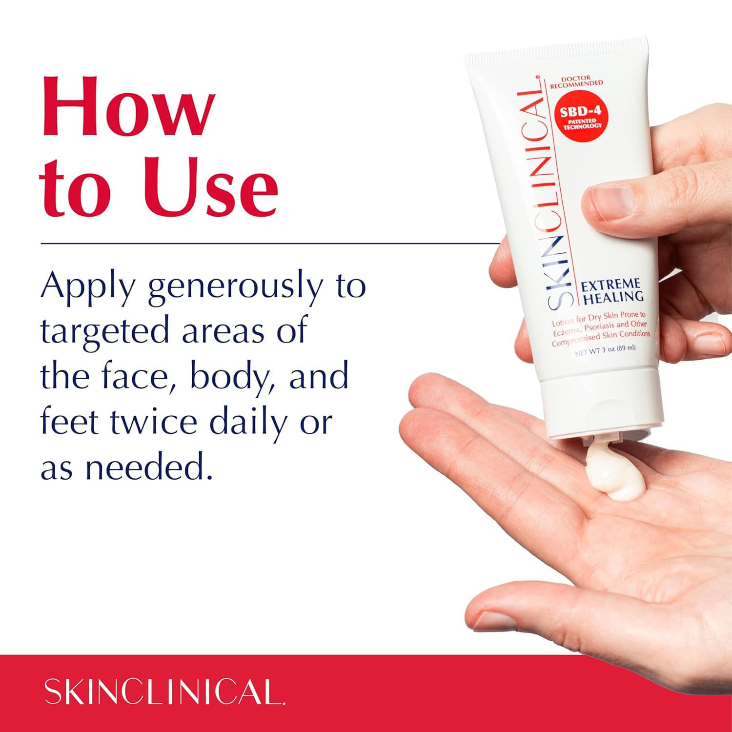 Fast-Absorbing, Non-Sticky Lotion for Eczema & Psoriasis, 3 Oz, Fragrance-Free - Image 5