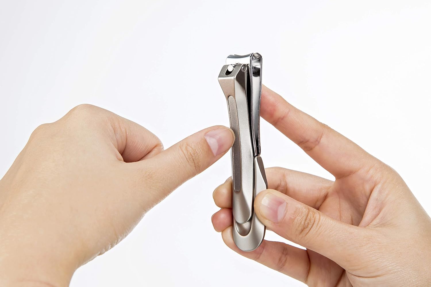 Green Bell Takumi No Waza Stainless Steel Nail Clipper G-1205 with File - Image 5