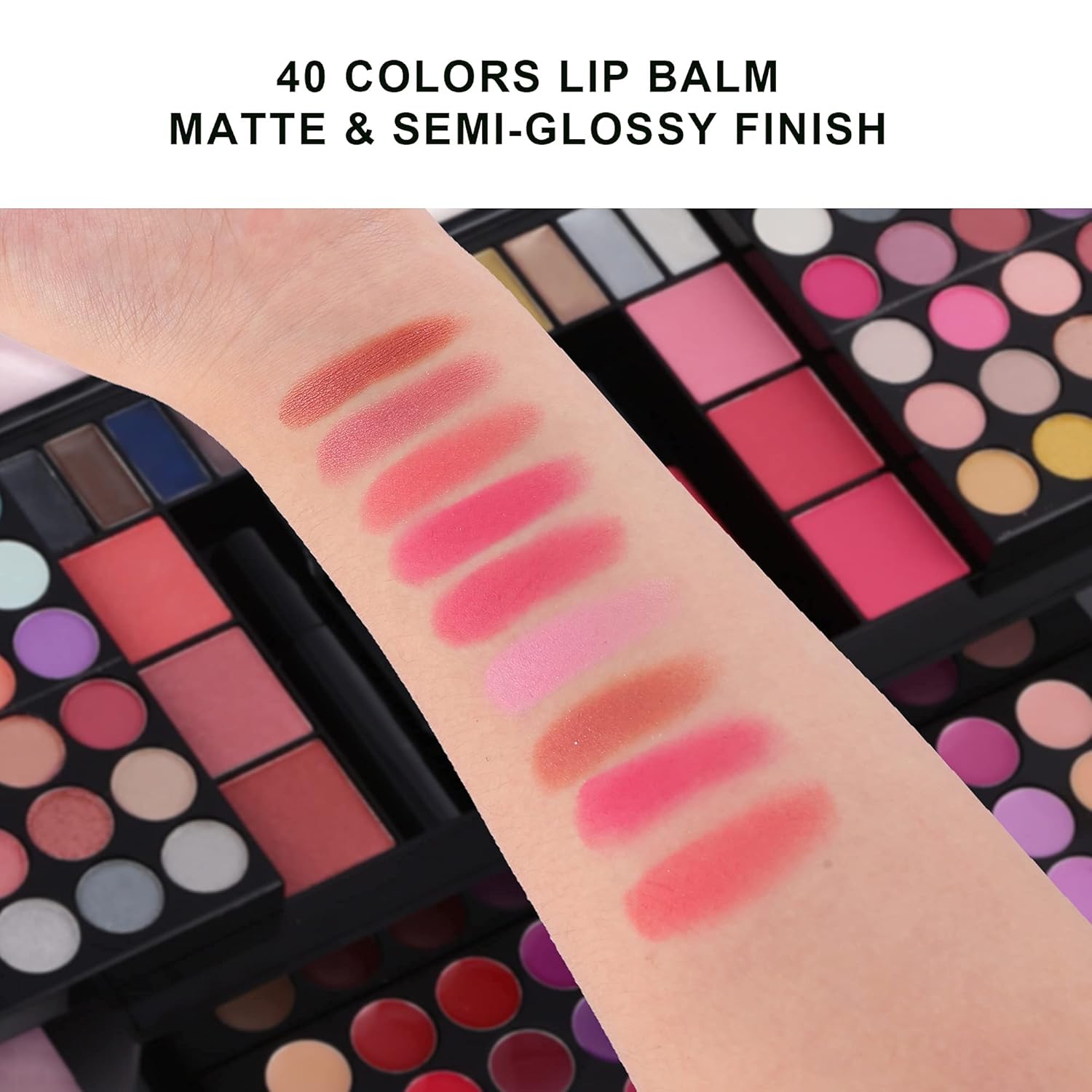Hot Sugar 182-Color All-in-One Makeup Kit for Women & Teens - Black Gift Set - Image 4