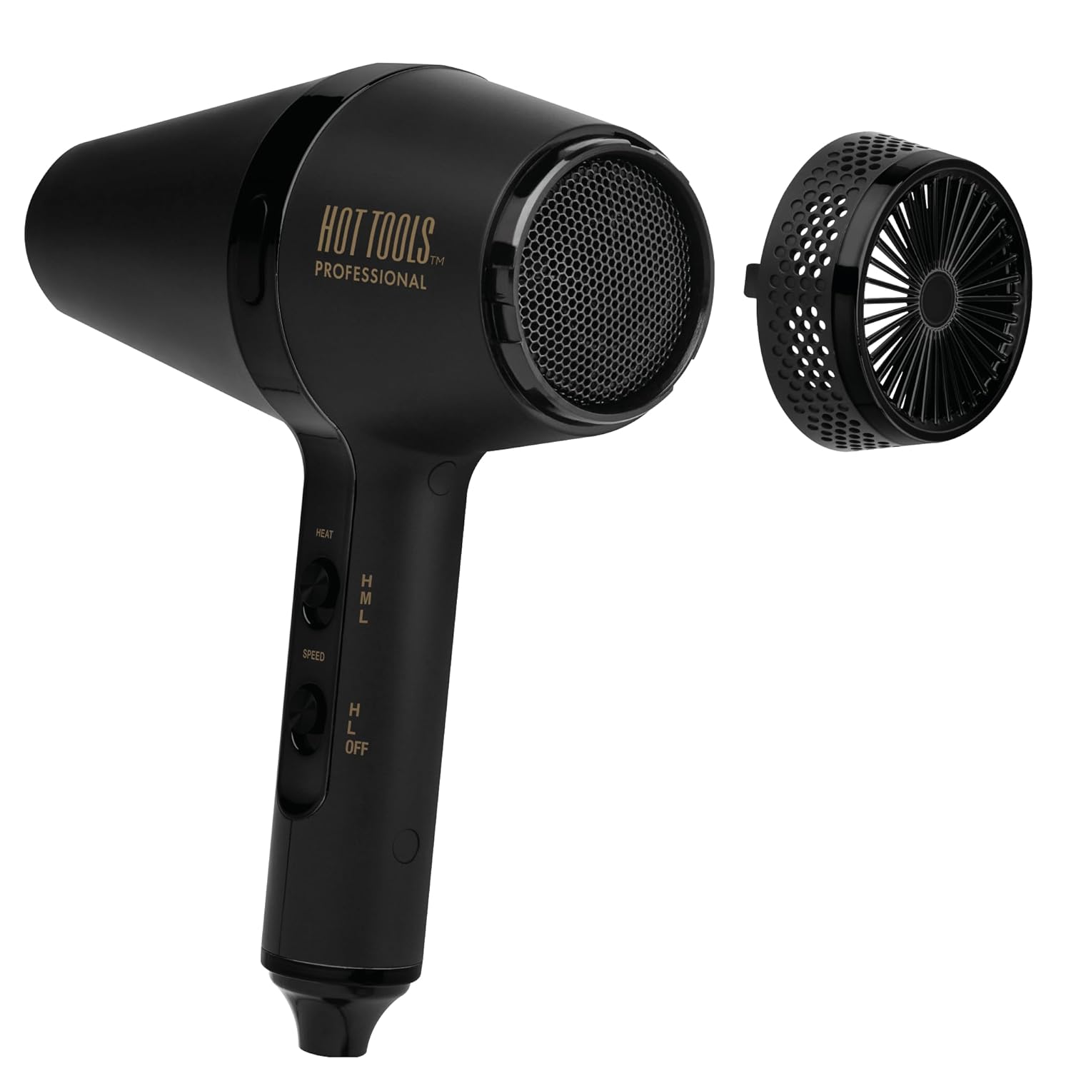 HOT TOOLS Pro Artist Black Gold Infrared Ionic Hair Dryer 1875W for Fast Styling - Image 3