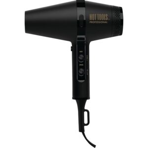HOT TOOLS Pro Artist Black Gold Infrared Ionic Hair Dryer 1875W for Fast Styling