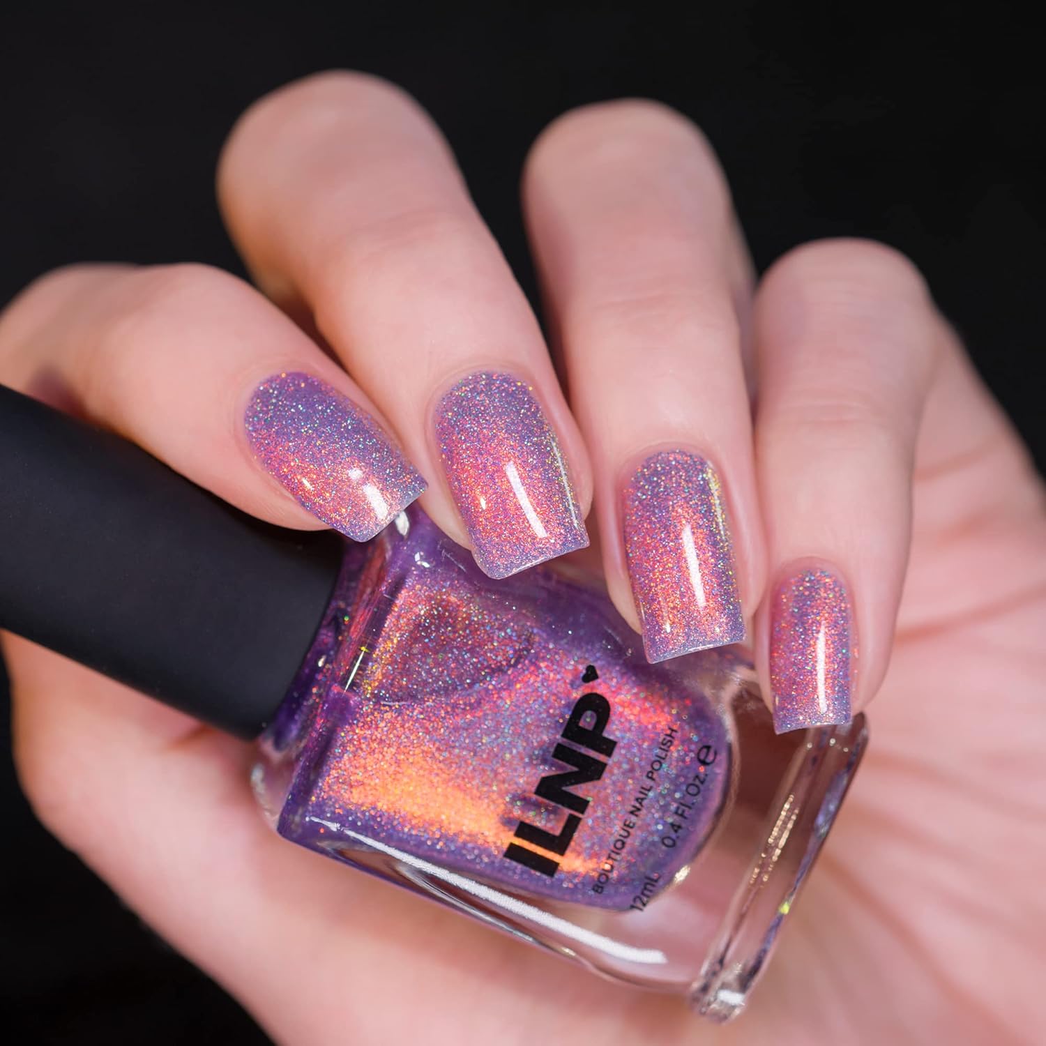 ILNP Fairy Dust - Magical Violet Holographic Jelly Nail Polish - Image 3