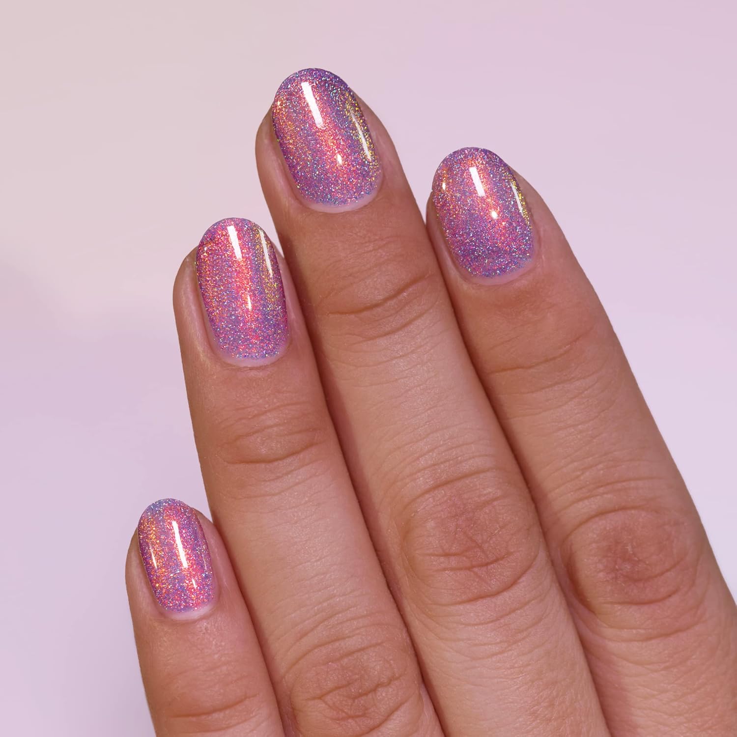 ILNP Fairy Dust - Magical Violet Holographic Jelly Nail Polish - Image 5