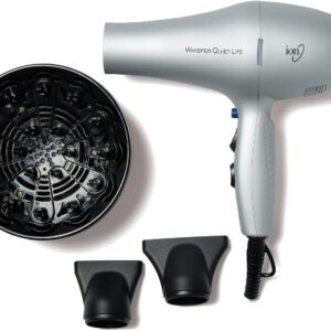 Ion Whisper Quiet Lite 1875W Ionic Ceramic Hair Dryer, Lightweight, 4 Heat/2 Speed