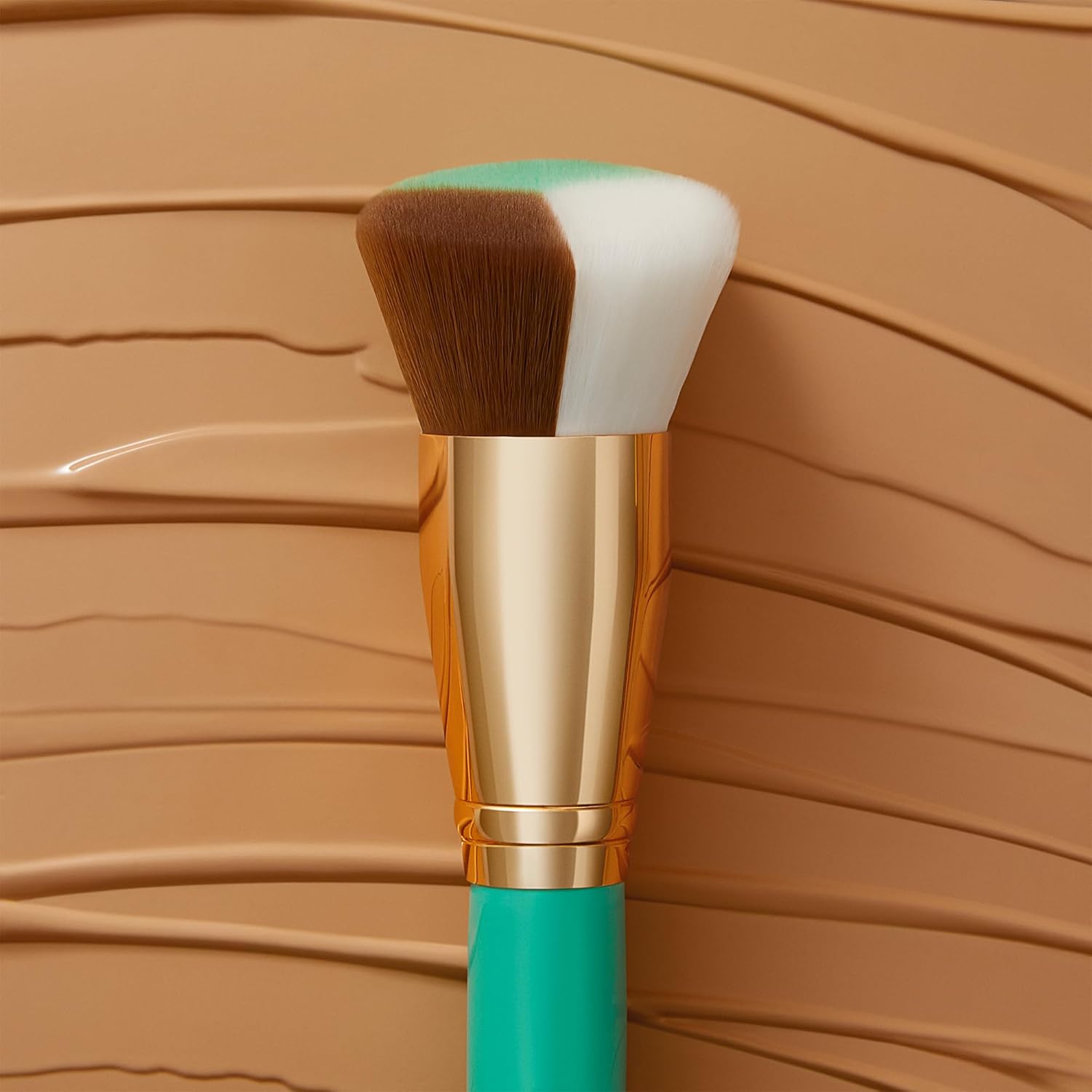 Juvia's Place I Am Magic 102 Flat Top Foundation Brush - Flawless Professional Cosmetic Makeup Blending Face Body Liquid Powder Cream Concealer Blush Base Beauty Tools Soft Dense Full Coverage Travel - Image 5