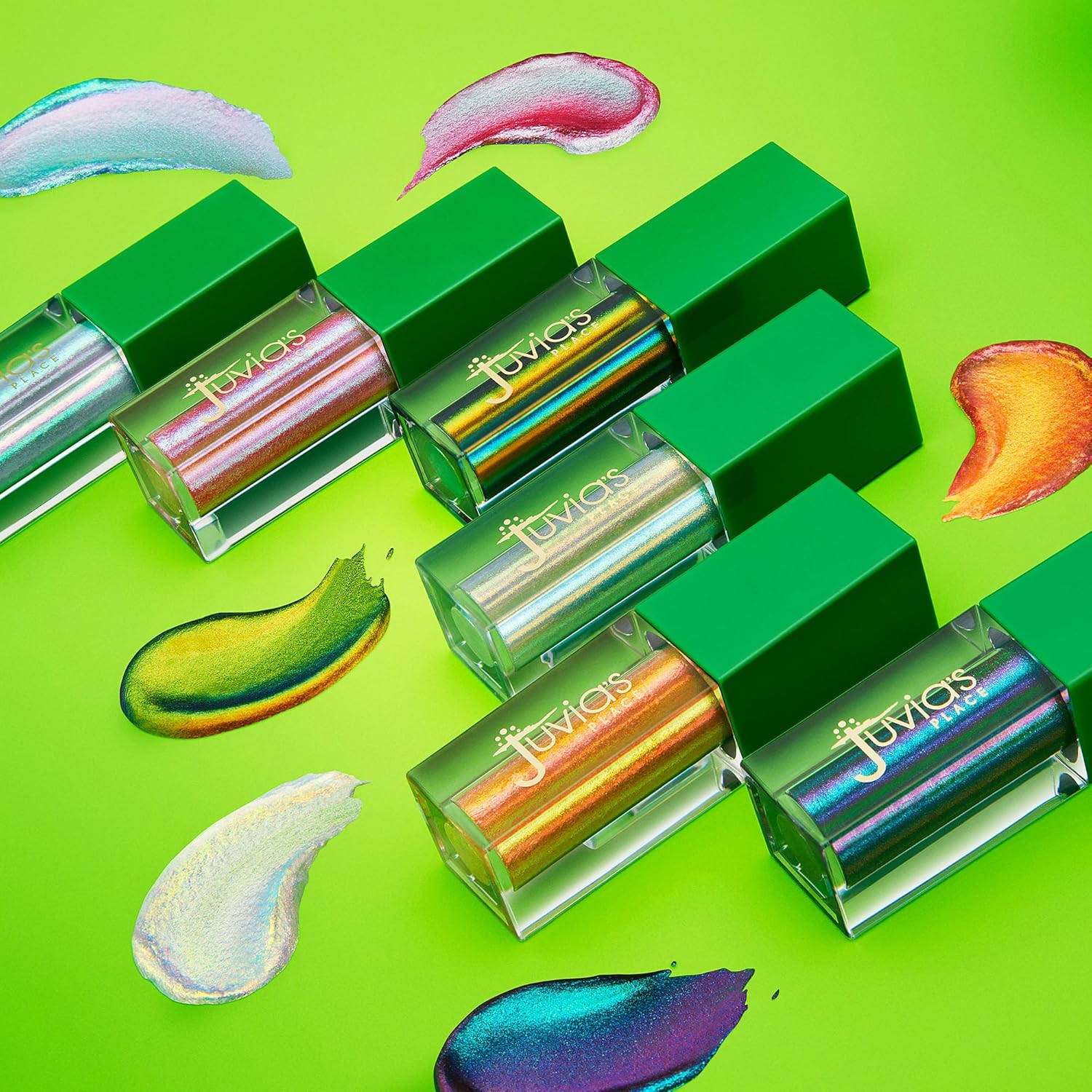 Juvia's Place Liquid Eyeshadow Culture 2 Wazobia - Glitter Liquid Eyeshadow, Multichrome Eyeshadow, Metallic Eyeshadow, Eye Shimmer, Iridescent Eyeshadow, Glitter Makeup, Sparkly Eyeshadow - Image 4