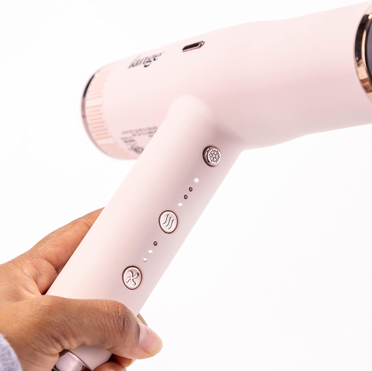 L'ANGE HAIR Le Styliste Luxury Hair Dryer | Quiet Brushless Blow Dryer with Diffuser | 1875 Watts for 4X Faster Drying | Hairdryer with 3 Heat & Speed Settings | Best Hair Dryers for Blowouts - Image 5