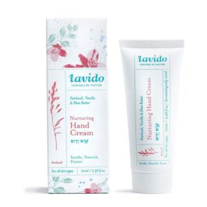 Lavido - Nurturing Hand Cream | Clean, Non-Toxic Skincare (Patchouli + Vanilla, 2.36 fl oz | 70 ml)