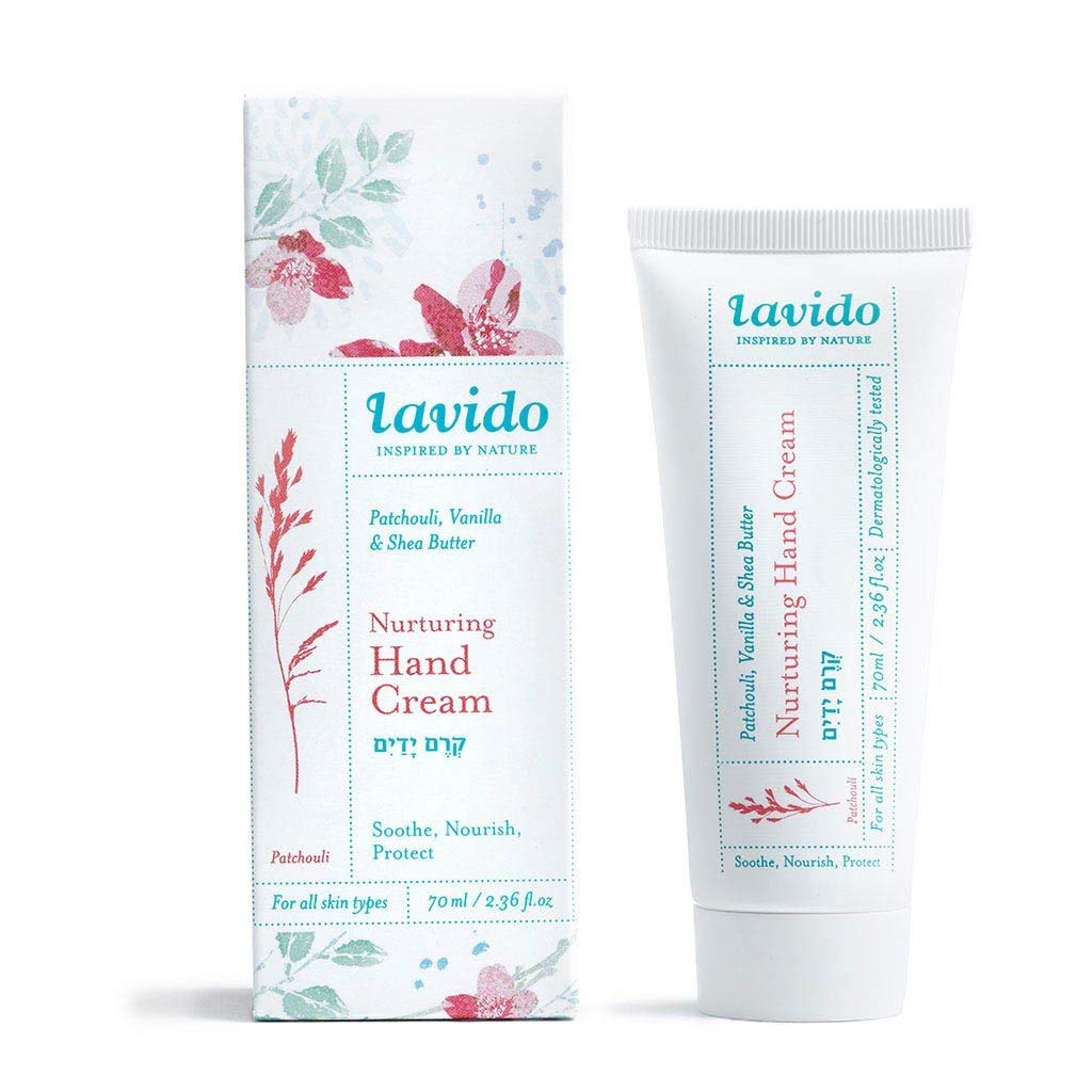 Lavido - Nurturing Hand Cream | Clean, Non-Toxic Skincare (Patchouli + Vanilla, 2.36 fl oz | 70 ml)