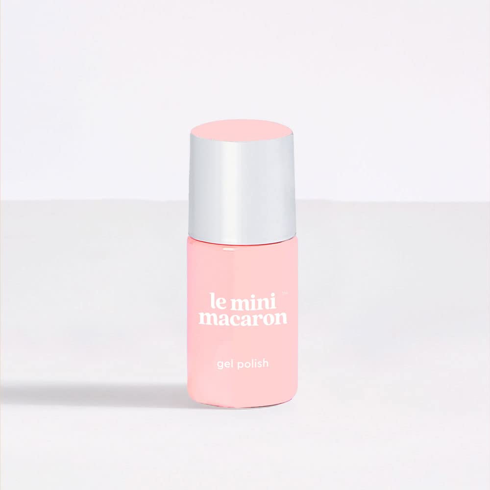 Le Mini Macaron DIY Gel Manicure Kit | Gel Nail Polish Kit w/ LED Nail Dryer Lamp, 1 Gel Polish, Cuticle Stick, Nail File, & Remover Wraps, Rose Crème - Image 7