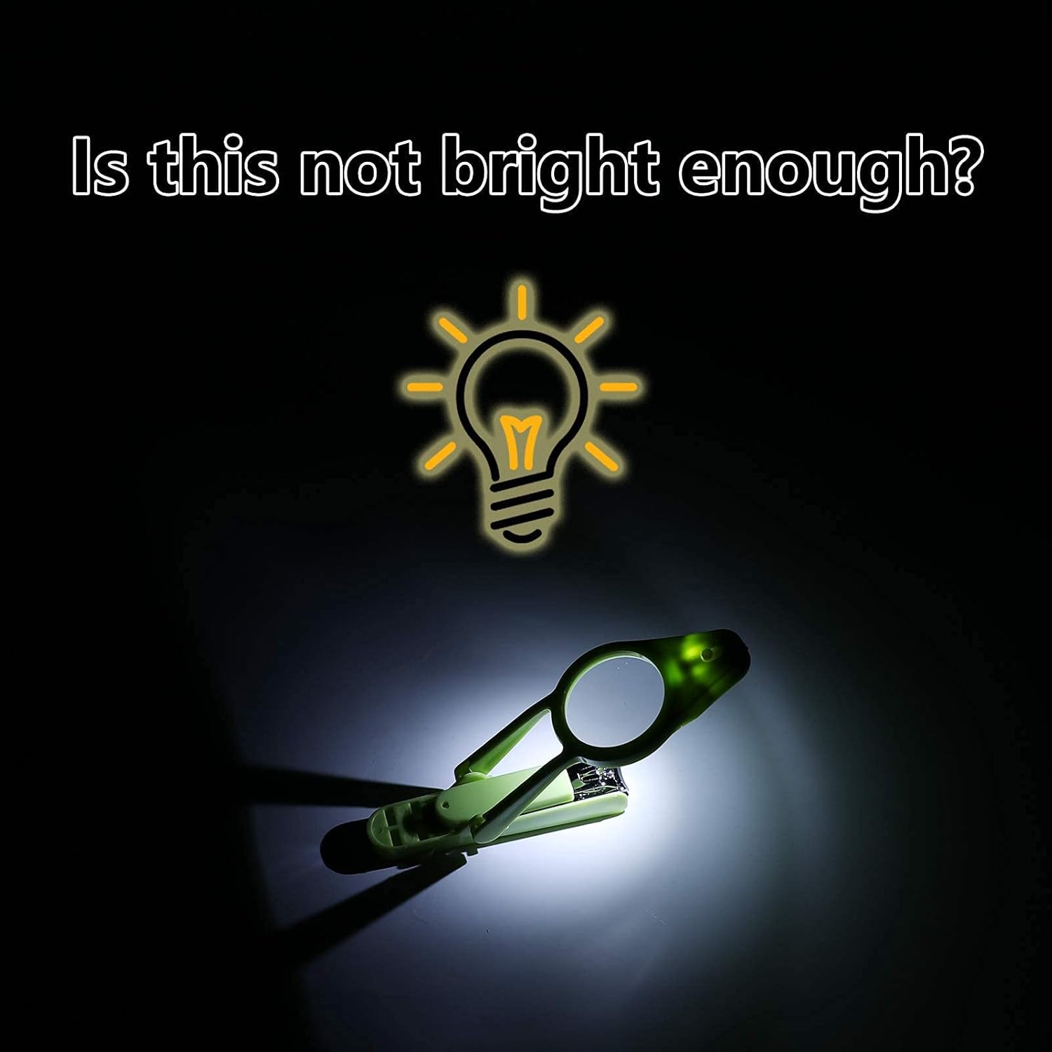 LED Nail Clippers with Magnifier for Seniors, Pets, and Babies - Eye Strain Relief