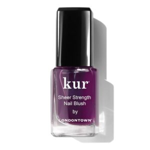 LONDONTOWN Sheer Strength Nail Blush - 2-in-1 Tinted Hardener, Concord, 0.40 fl oz