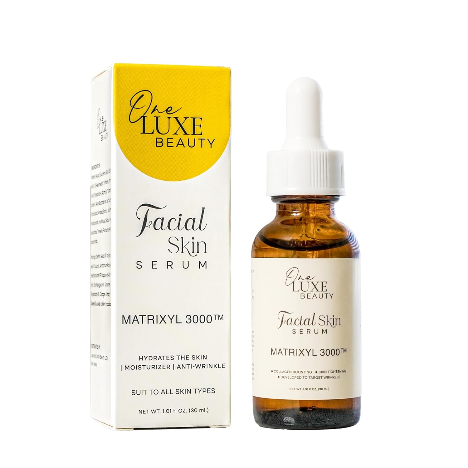 Luxe and Lavish Beauty Matrixyl 3000 Serum: Moisturizing Anti-Aging Solution for Dry Skin, Hyaluronic Acid Boost, Anti-Wrinkle Care - Personalized Hydration Support for All Skin Types