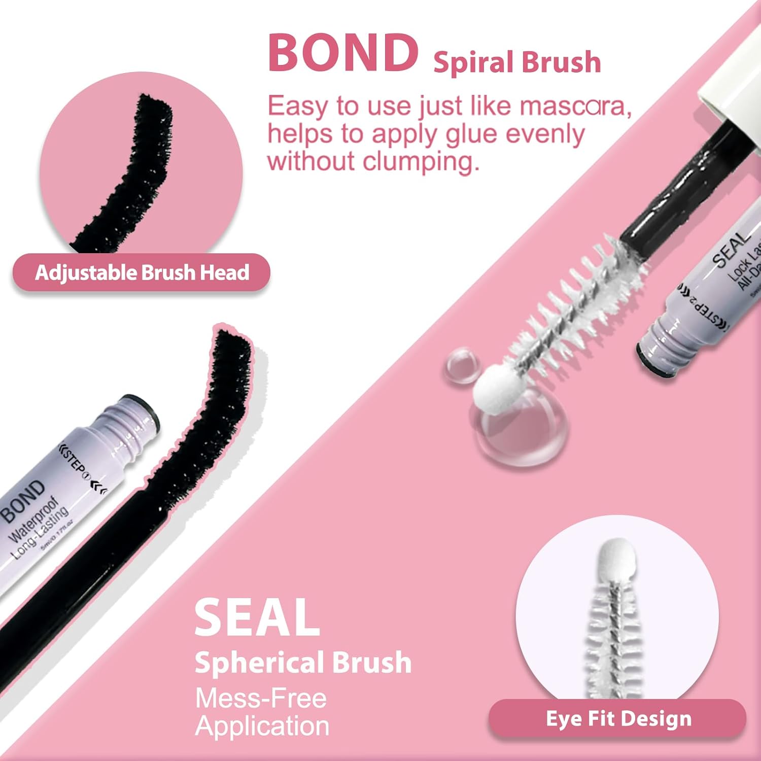 Magic Lash 8-18mm D Curl Fluffy Eyelash Cluster Kit with Ultra-Thin Band - Image 7