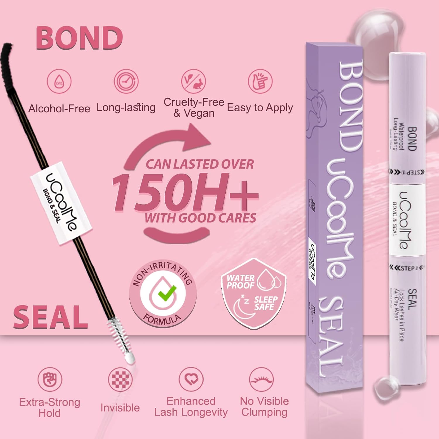 Magic Lash 8-18mm D Curl Fluffy Eyelash Cluster Kit with Ultra-Thin Band - Image 8