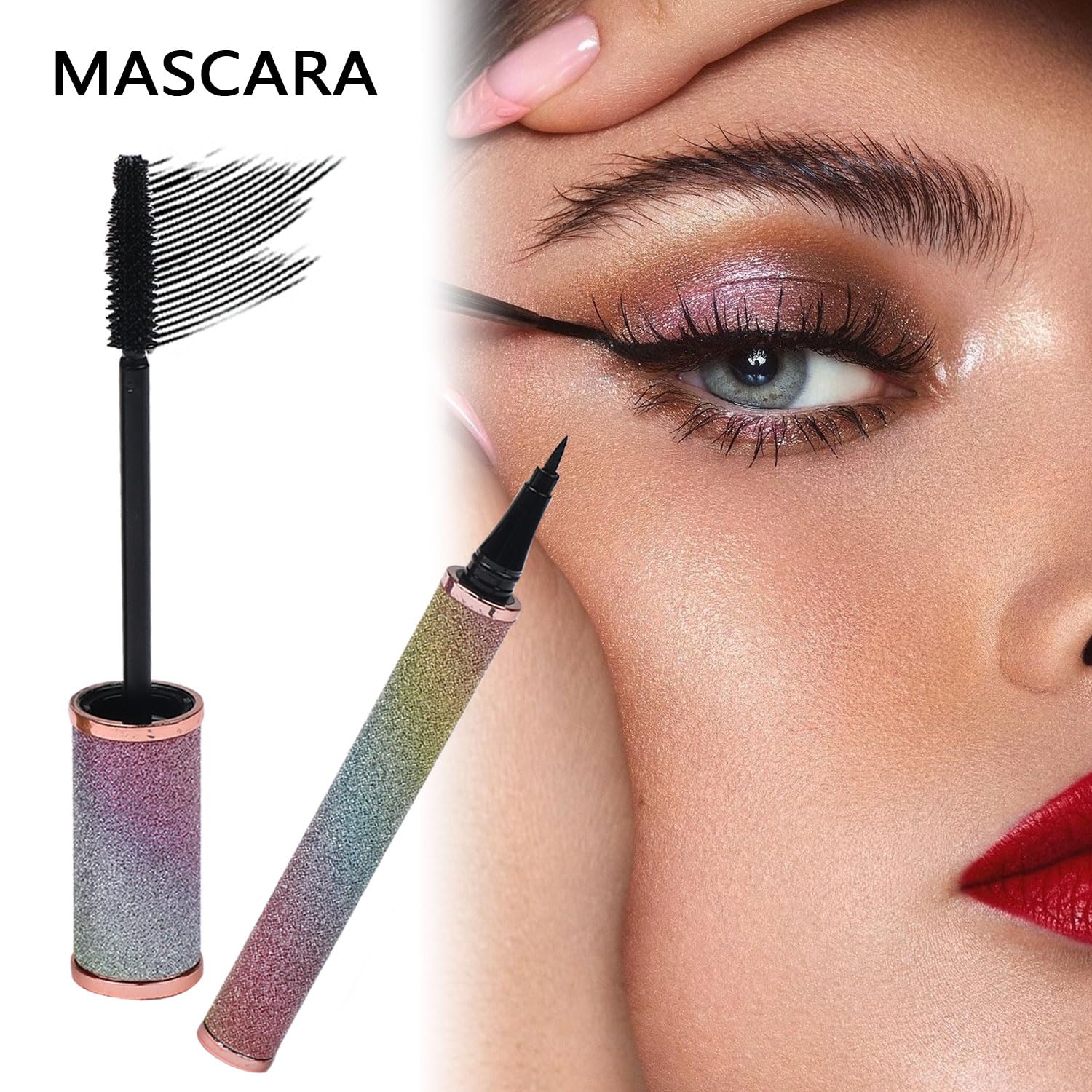 Complete Makeup Kit for Her with Vibrant Cosmetic Pouch Set - Image 6