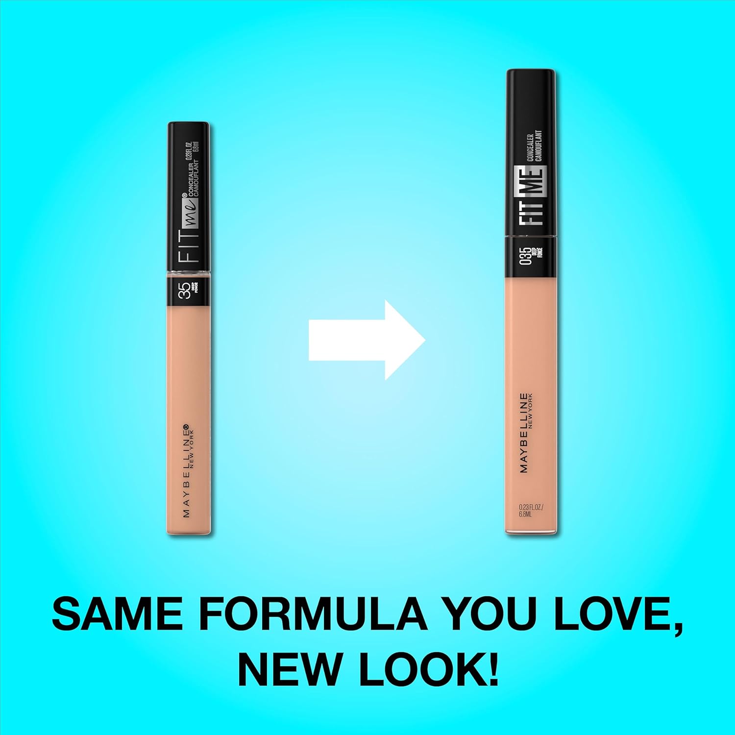 Maybelline Fit Me Liquid Concealer, Natural Coverage, Oil-Free, Café, 1 Count - Image 2