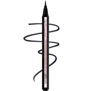 Maybelline Hyper Easy Waterproof Liquid Eyeliner Pen, Satin Finish, Pitch Black, 0.018 Oz