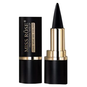 Miss Rose M Smudge-Proof Black Gel Eyeliner Pencil for Women and Girls