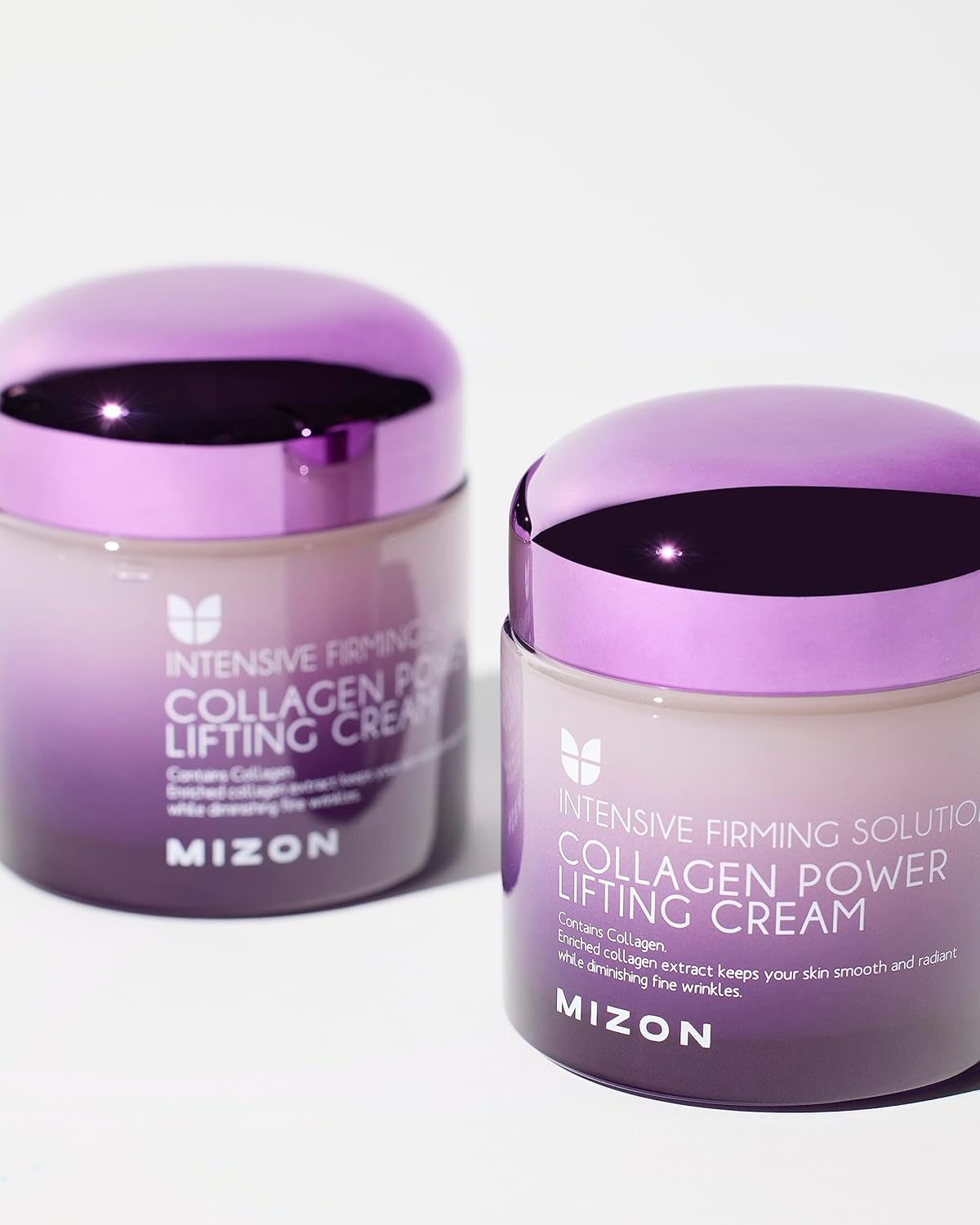 MIZON Collagen Power Lifting Cream, Face Moisturizer with Collagen, Adenosine, Hyaluronic Acid, Green Calming Complex, Wrinkle Care, Lifting and Tightening (2.53 fl. oz.) - Image 2