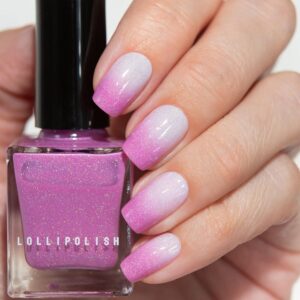 Mood Color Changing Nail Polish - Pink Vodka Lemonade - 5 Free, Vegan, Cruelty-Free