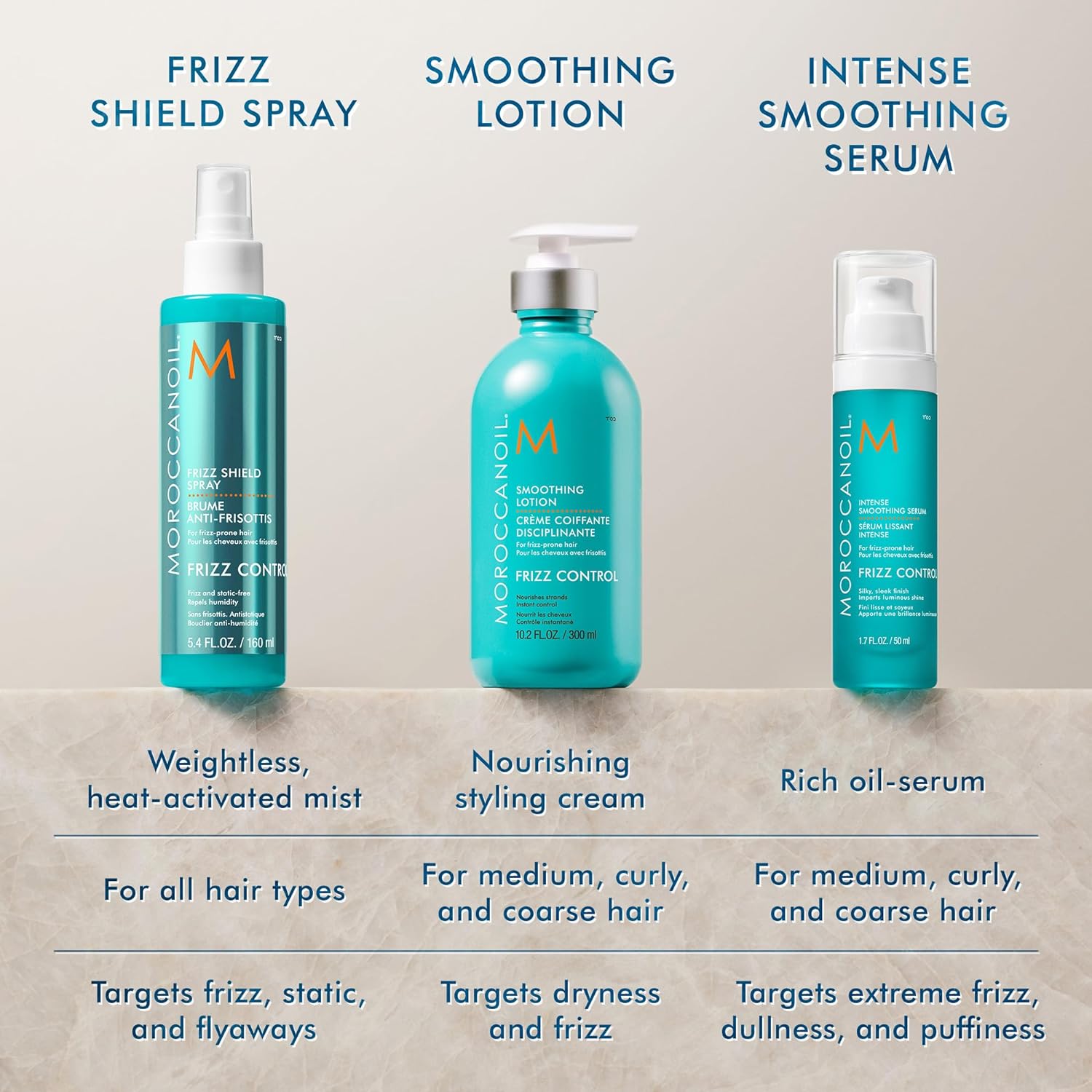Moroccanoil Smoothing Lotion 300ml Frizz Control Shine All Hair Types - Image 5
