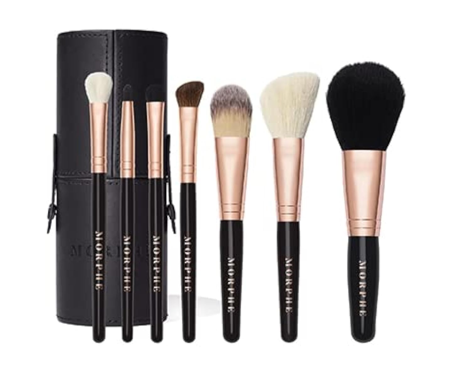 Morphe 7-Piece Rose Gold Makeup Brush Set 701 Premium Quality