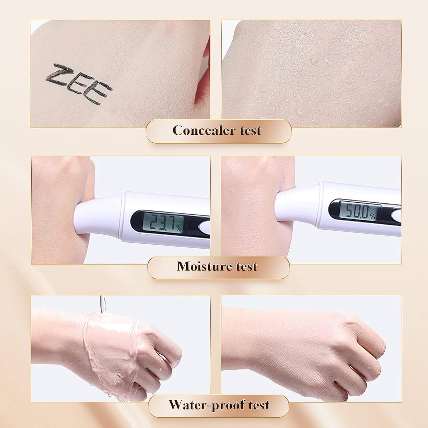 Mushroom Head CC Cream Foundation - Moisturizing, Long Lasting, Matte, Waterproof (Natural) - Image 7