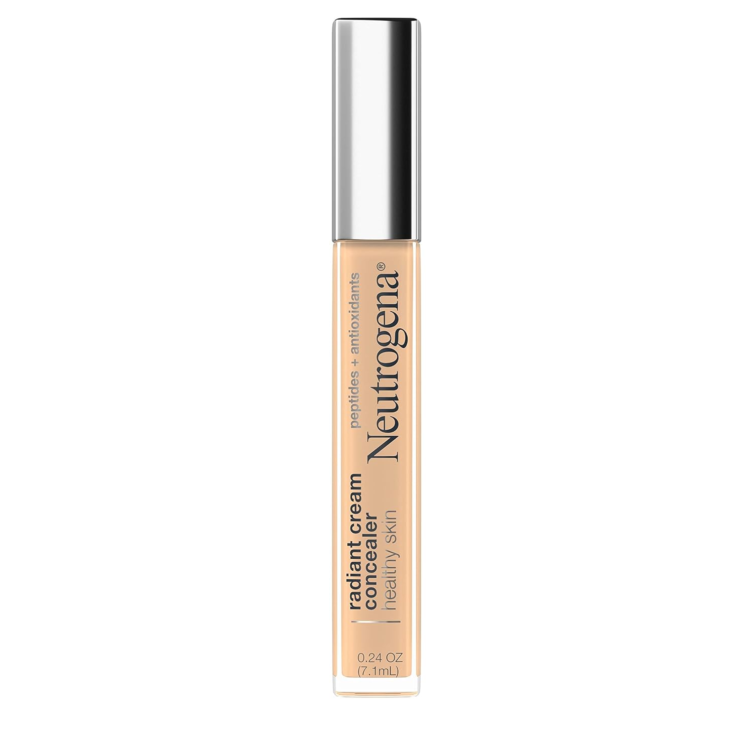 Neutrogena Radiant Brightening Cream Concealer, Bisque Light/Medium 02, 0.24 oz