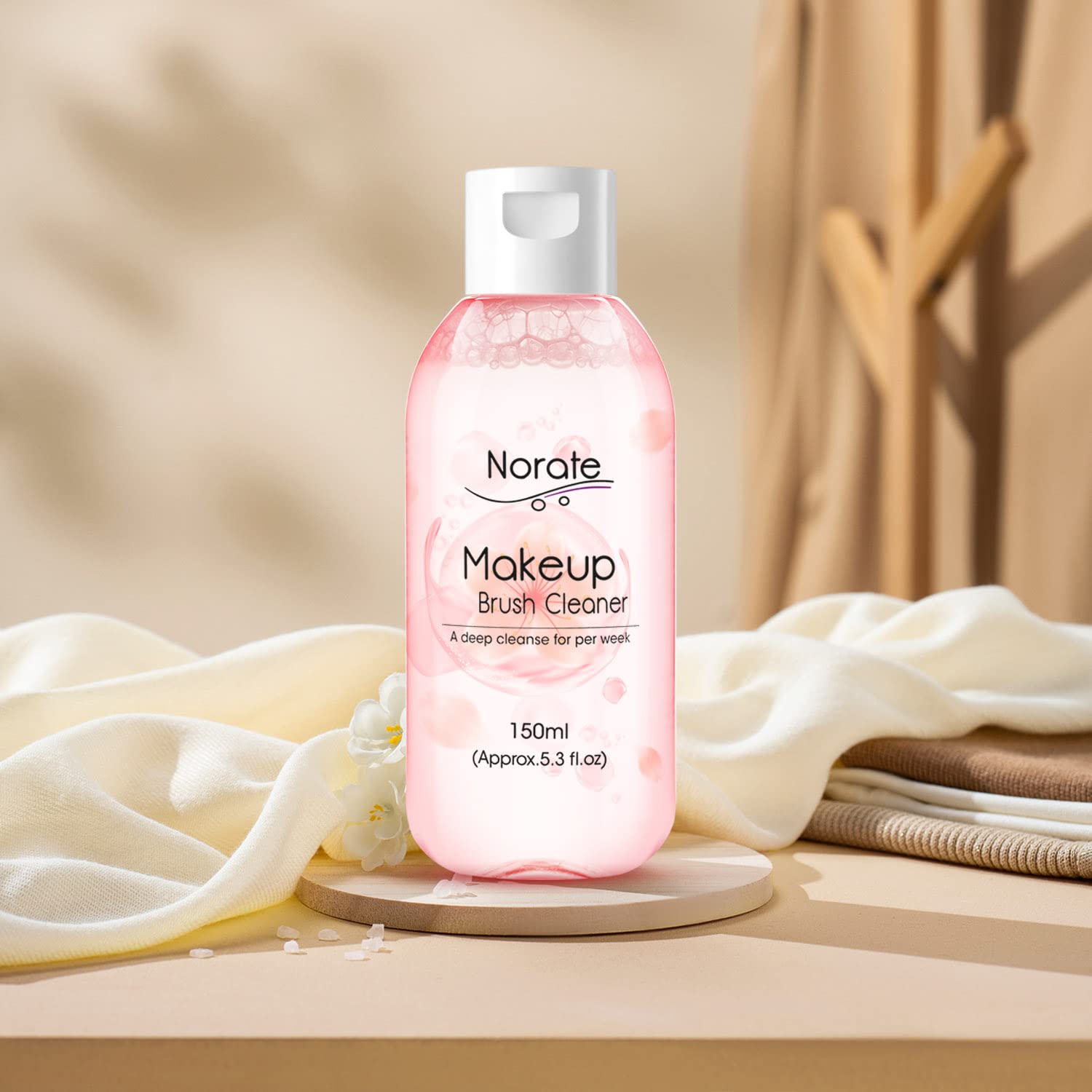 Norate Makeup Brush Cleaner, Deep Clean Shampoo for Brushes & Sponges, 5.3 FL.OZ - Image 6