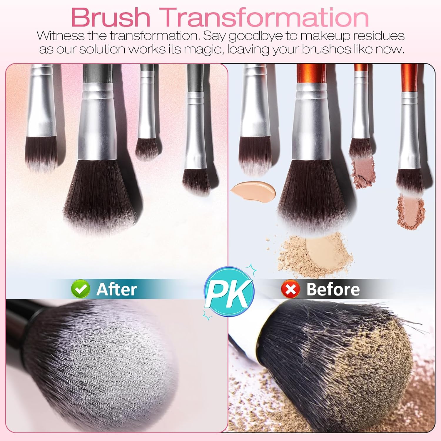 Norate Makeup Brush Cleaner, Deep Clean Shampoo for Brushes & Sponges, 5.3 FL.OZ - Image 5
