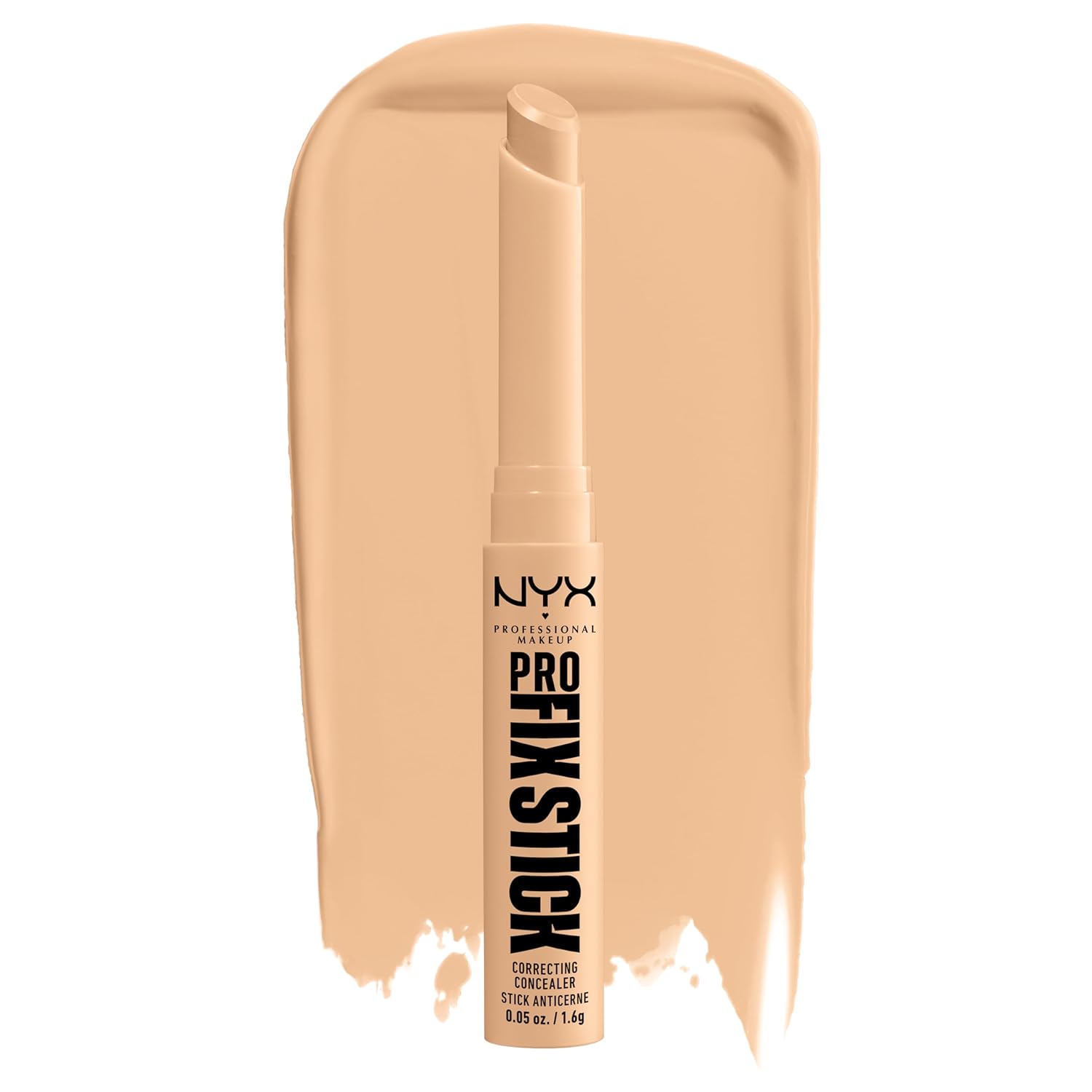 NYX Pro Fix Stick Concealer - Buildable Medium Coverage, Natural Shade