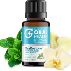 OraRestore Halitosis Treatment: Dentist-Formulated Mouthwash & Tooth Oil, 15ml