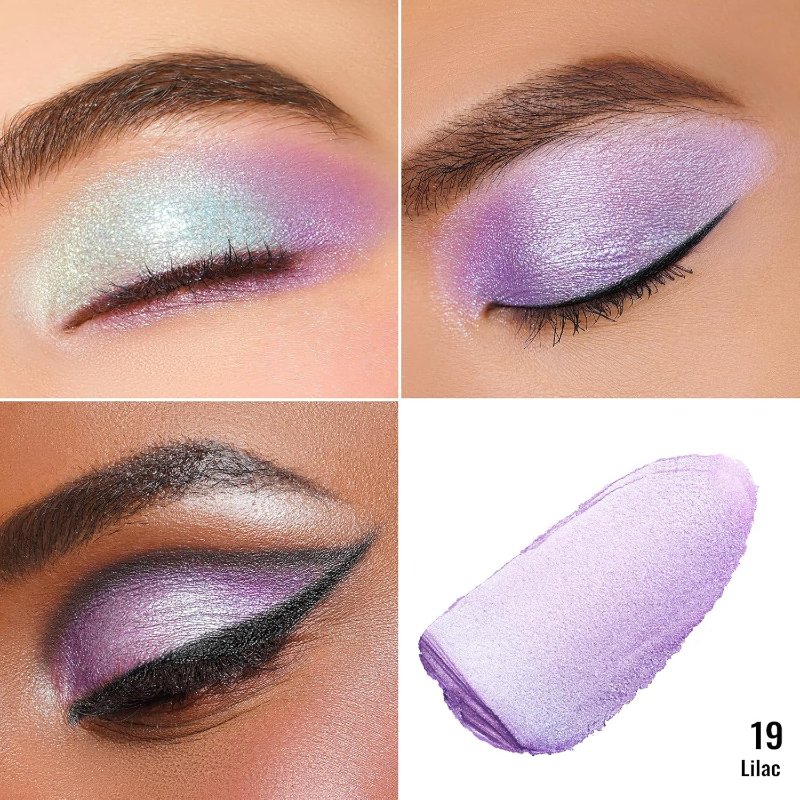 Oulac 6g Purple Cream Eyeshadow & Highlighter - Waterproof, Highly Pigmented, Long Lasting - Image 3