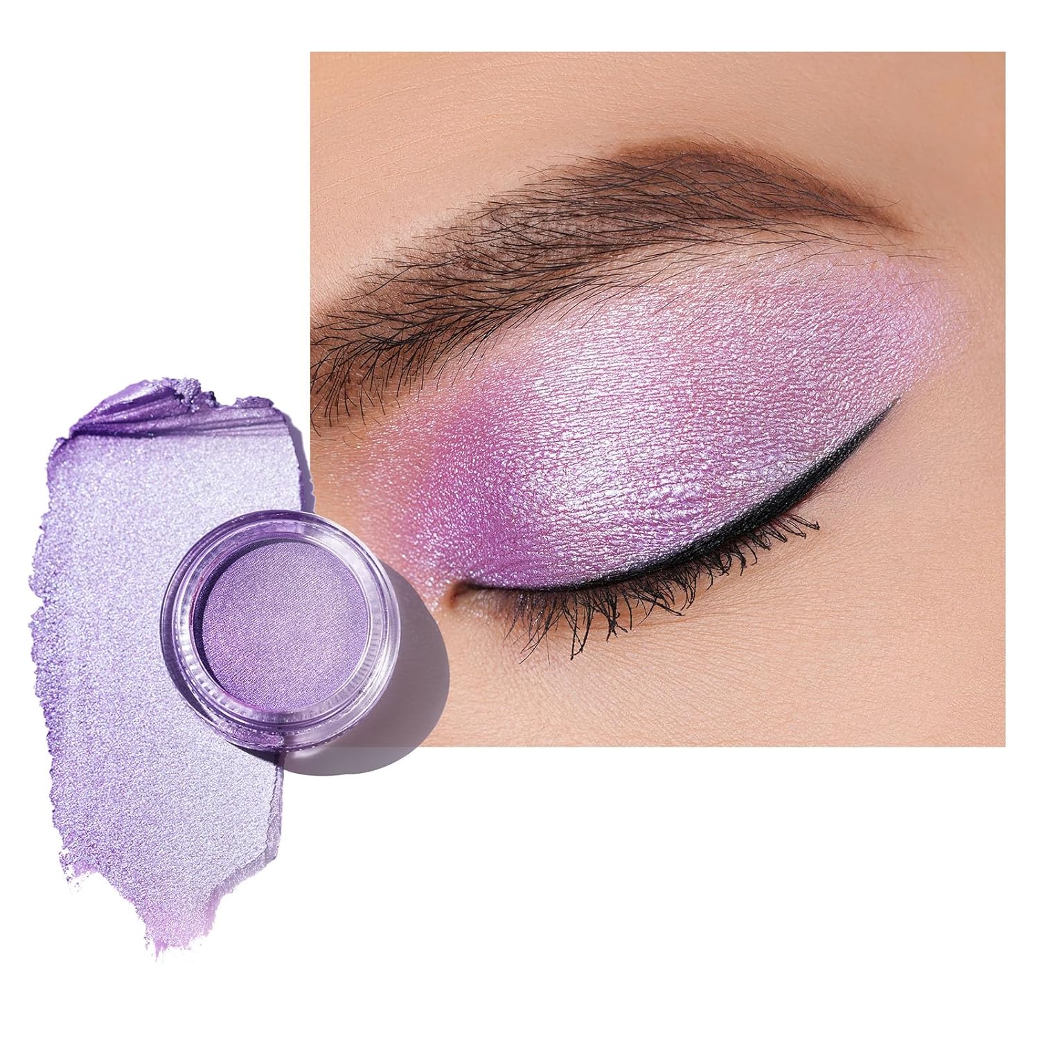 Oulac 6g Purple Cream Eyeshadow & Highlighter - Waterproof, Highly Pigmented, Long Lasting