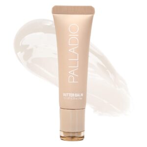 Palladio Butter Balm - Vegan Hydrating Lip Balm with Aloe, Peptides, and Tint, French Vanilla