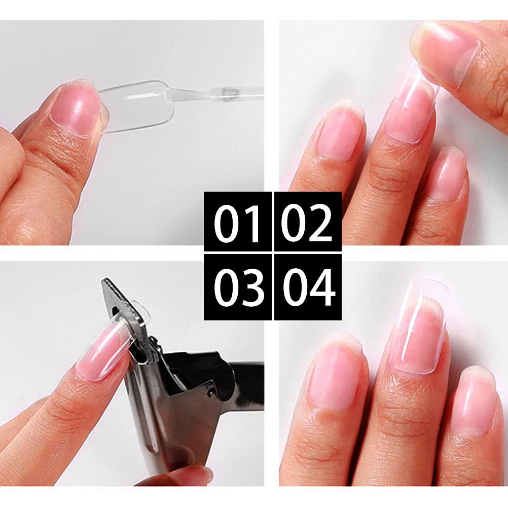 Acrylic Nail Tip Cutter Clippers - Professional Manicure Tool (Rainbow) - Image 4