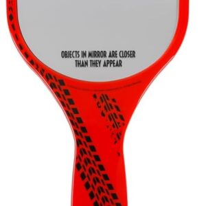 Profusion Handheld Single-Sided Mirror for Makeup, Home, Salon, and Travel Use