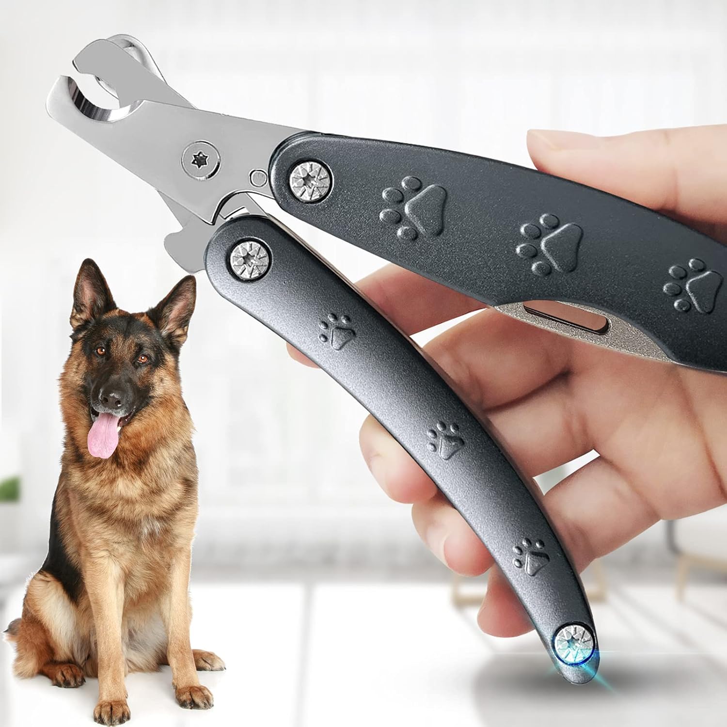 Sharp XL Dog Nail Clippers for All Sizes, Heavy Duty & Sensitive Use