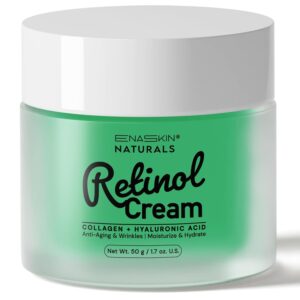 Retinol Moisturizer Face Cream Anti-Wrinkles: Anti Aging Collagen Day & Night Cream for Dry Skin - Daily Moisturizing Cream for Women & Men, Neck Wrinkles Reducer With Hyaluronic Acid and Niacinamide