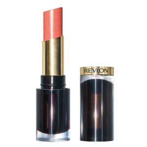 Revlon Super Lustrous Glass Shine Lipstick, Dewy Peach (002), 0.15 Oz