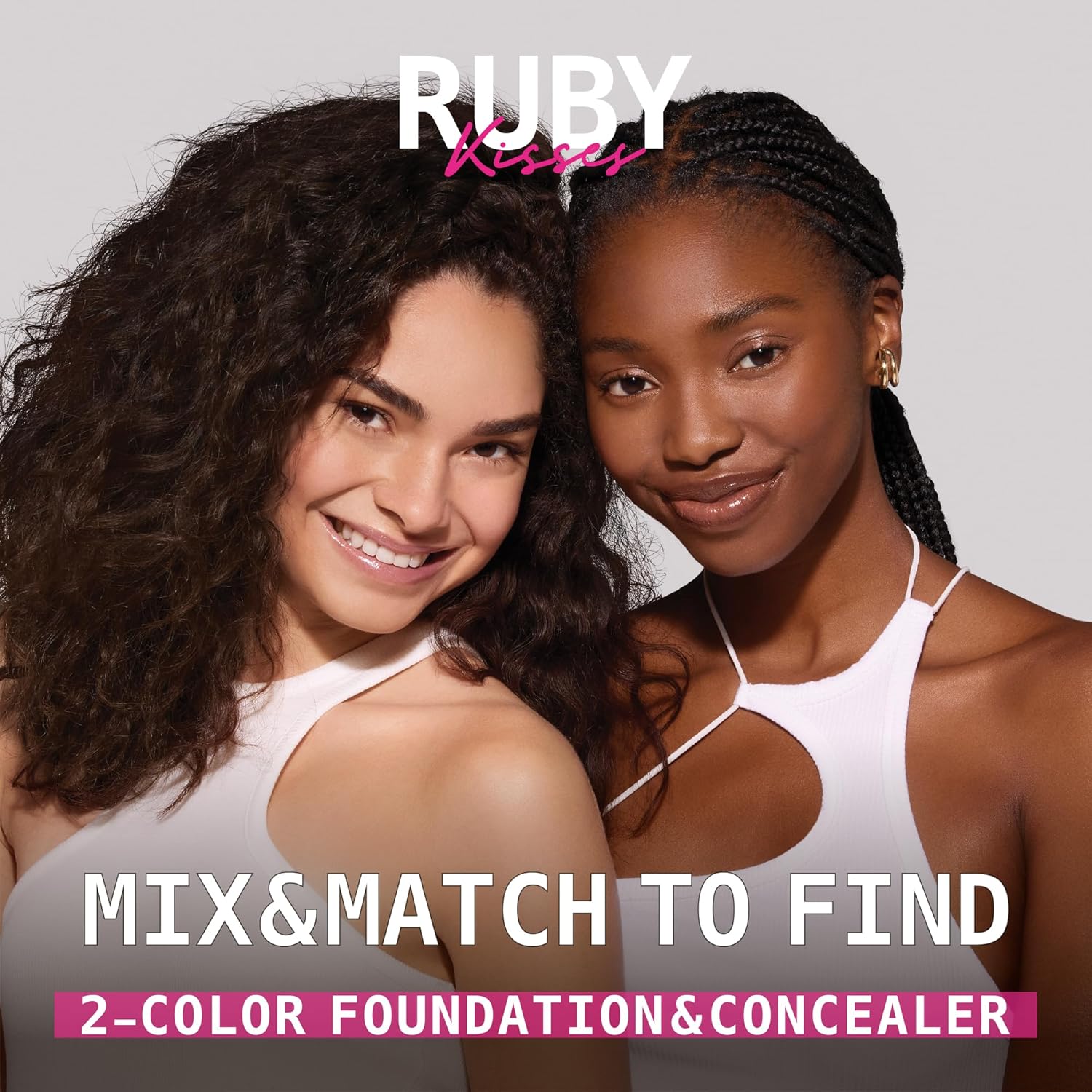 Ruby Kisses 3D Face Creator Cream Foundation & Concealer, Level 13, Long-Lasting, Medium Coverage - Image 5