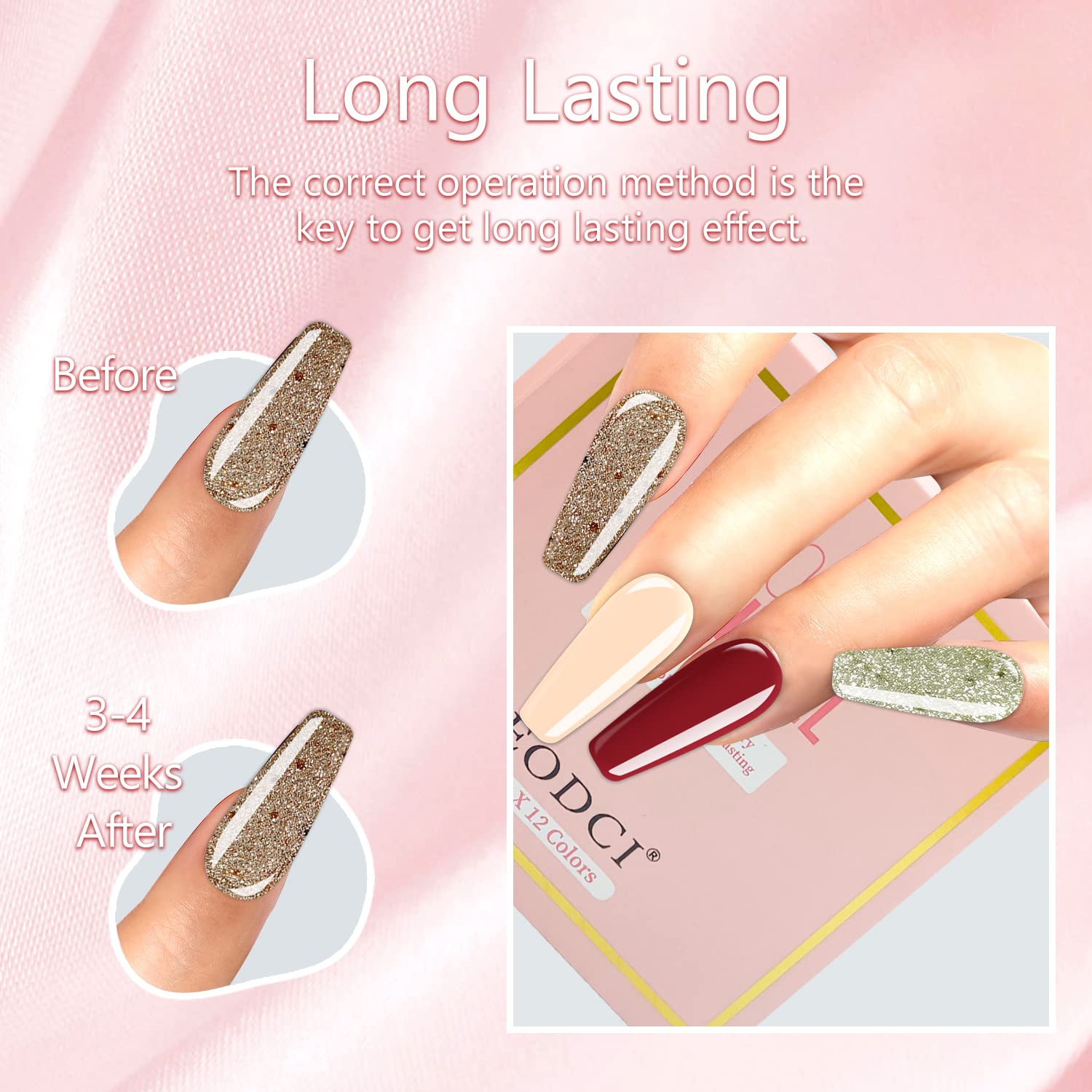 12-Color Solid Gel Nail Polish Kit, Nude Brown Red Series for Gifts - Image 3
