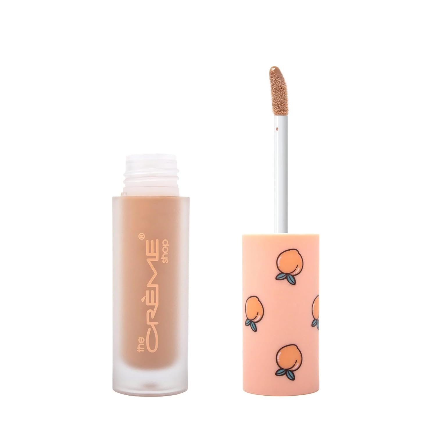 The Crème Shop Moisturizing Lip Gloss | Hydrating Oil & Conditioning Treatment with Nourishing Jojoba Oil, Coconut Oil and Essential Vitamin C | Made in Korea | - Peach Cobbler - Image 4