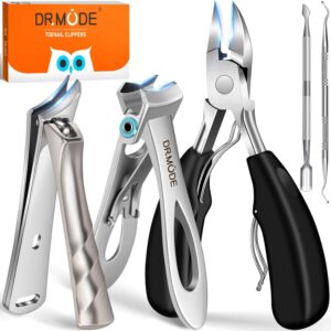 Heavy Duty Toenail Clippers for Seniors, Thick Nails, Long Handle, Curved Blade